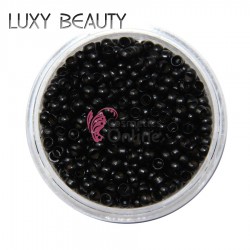 Inele Micro Nano Rings pentru extensii de par Luxy Beauty 200 bucati Brunet